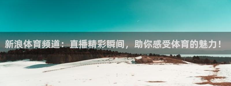 蜘蛛体育免费直播在线观看：新浪体育频道：直播精彩瞬间，助你感受体育的魅力！